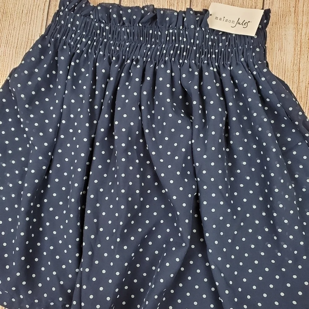 MAISON Jules Polka Dot Skirt‎ NWT